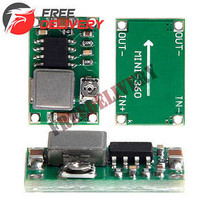 Перетворювач напруги понижуючий MP2307 4-23 на 1-17В, 50Вт