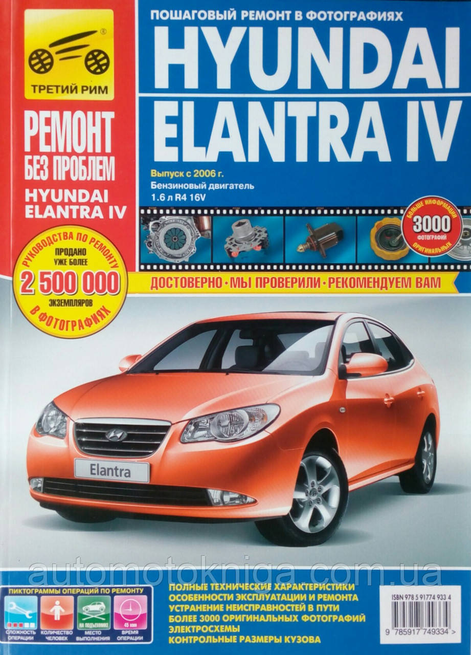 HYUNDAI ELANTRA IV  
Моделі з 2006 року  
РЕМОНТ БЕЗ ПРОБЛЕМ