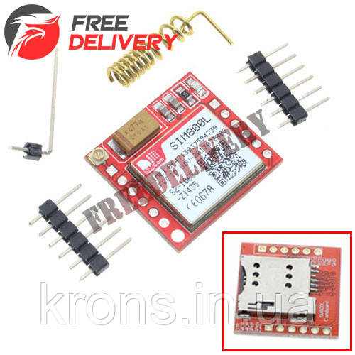 GSM GPRS модуль стільникового зв’язку, дистанційного керування SIM800L, фото 1