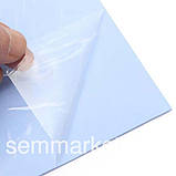 Термопрокладка С74 3,5 мм 50х50 синя термо прокладка термоінтерфейс для ноутбука термопаста, фото 6