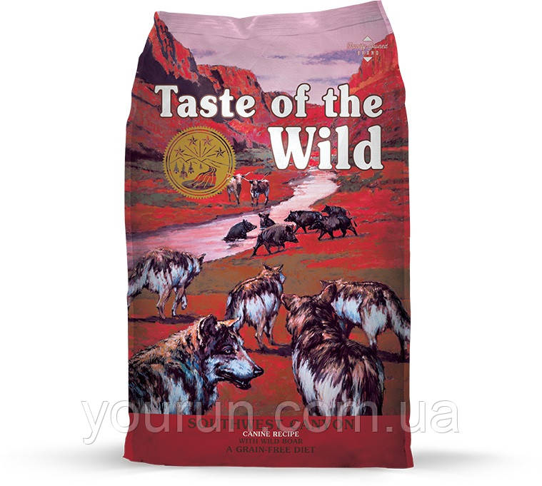Taste of the Wild (Тейст оф зе Вайлд)Southwest Canyon Canine Formula - Cухий корм для собак(дикий кабан)12,2 кг