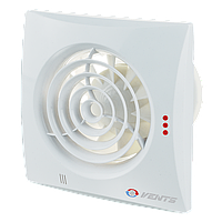 Вентилятор осьовий Вентс Квайт 100, витяжною, потужність 7,5 Вт, об'єм 97м3/год, 220В, гарантія 5 років