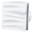 Вентилятор осьовий Вентс 100 Вейв, клапан, витяжною, потужність 7,5 Вт, об'єм 85м3/год, 220В, гарантія 5 років