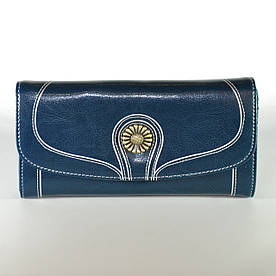 Жіночий шкіряний гаманець SENDEFN 80-51 синій