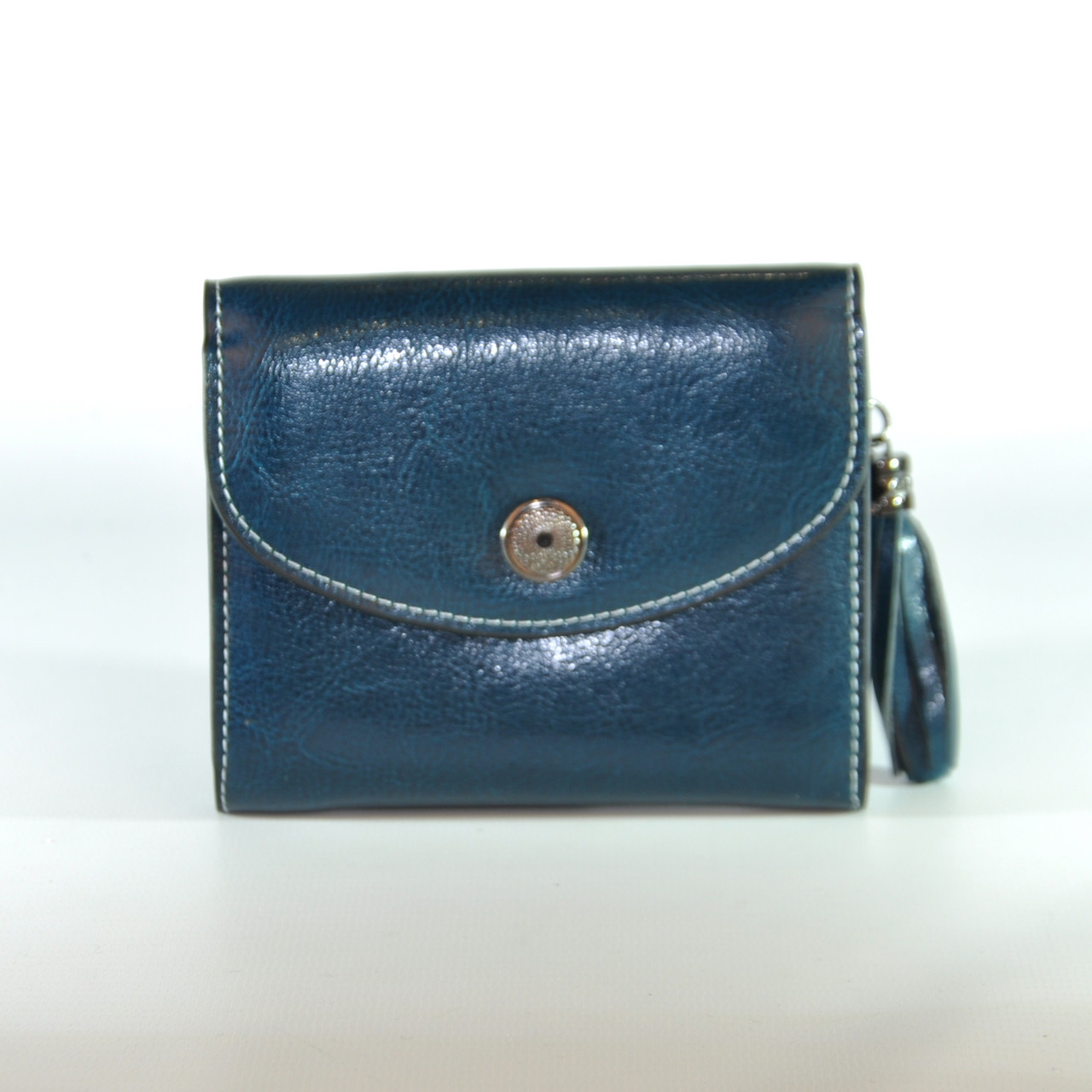 Жіночий шкіряний гаманець SENDEFN 5200 синій, фото 1