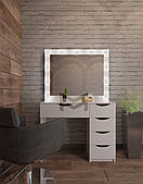 Робоче місце візажиста M615 LOLA з підсвічуванням на одну тумбу