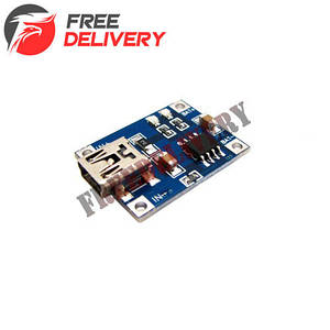 Модуль зарядки літієвих Li-ion батарей від MiniUSB