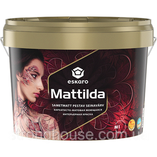 Eskaro Mattilda 2,85 л глибокоматова інтер'єрна фарба Ескаро Маттільда.