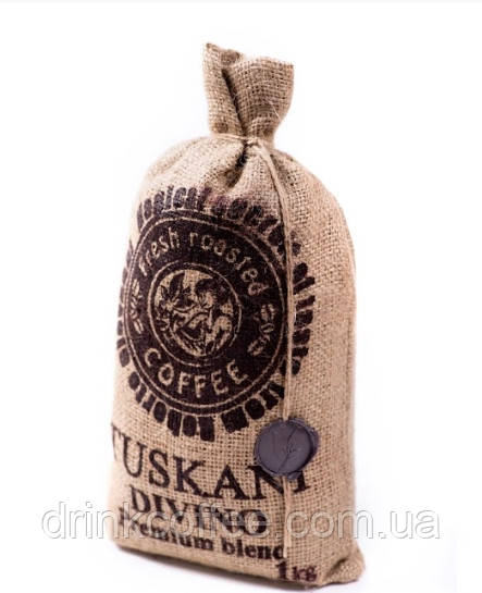 Кава TUSKANI DIVINO 60% арабіка 40% робуста 1 кг, фото 1