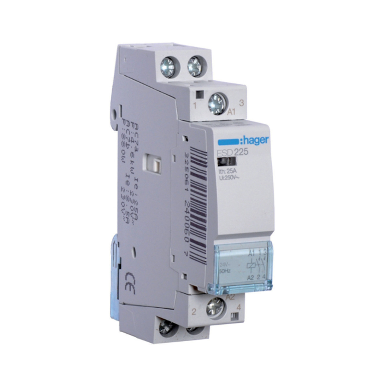 Контактор Hager 25A 2НО 24В ESD225