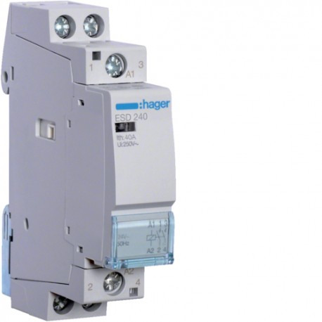 Контактор Hager 40A 2НО 24В ESD240