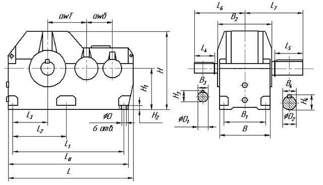 Редуктор Ц2Н-710 купити