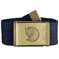 Ремень Fjallraven Canvas Brass Belt 4 cm, Dark Navy