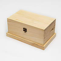 Заготовка скриньки липова STRYI для різьблення та декупажу 240х140мм, фото 4