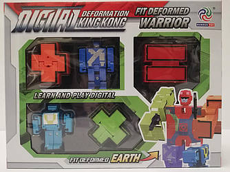 Конструктор цифри-трансформери математичні символи, Трансботи "Бойовий Розрахунок" символи 3920-8