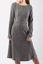Плаття вовна, LIMITED «Oslo», сіре, міді 70 см. Розміри S, M, L