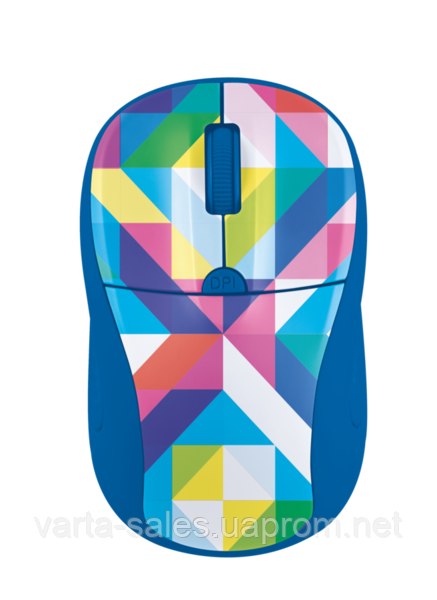 Беспроводная мышка TRUST PRIMO WIRELESS MOUSE BLUE GEOMETRY - фото 1 - id-p851538653