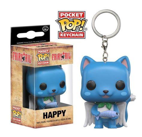 Фігурка-брелок Funko Pop Фанко Поп Fairy Tail Хвіст Феї Happy Хеппі 4 см FT1, фото 1