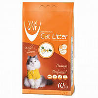Наполнитель Van cat Orange Ван кет бентонитовый для кошачьего туалета с Апельсином 10 кг