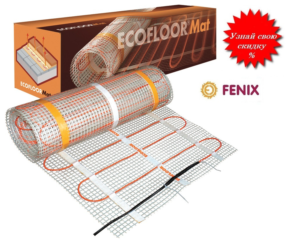 Тепла підлога нагрівальна мат Fenix LDTS М 160 Вт/м2 — 1,5 м2 240 Вт (Чохія)