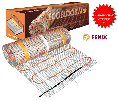 Тепла підлога нагрівальна мат Fenix LDTS М 160 Вт/м2 — 1,5 м2 240 Вт (Чохія), фото 1