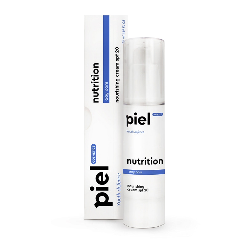 NUTRITION Cream SPF20 Piel cosmetics Денний поживний крем Захист молодості та живлення
