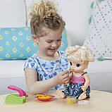 Baby Alive Super Snacks Snackin' Noodles Baby (Blonde) / Пупс Baby Alive Лялька та локшина від Hasbro (рос.), фото 3