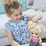 Baby Alive Super Snacks Snackin' Noodles Baby (Blonde) / Пупс Baby Alive Лялька та локшина від Hasbro (рос.), фото 6