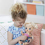 Baby Alive Super Snacks Snackin' Noodles Baby (Blonde) / Пупс Baby Alive Лялька та локшина від Hasbro (рос.), фото 5