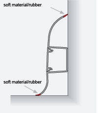 Підлоговий плінтус SG56, фото 1