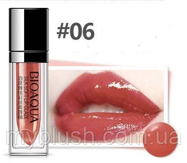 Жидкая Velvet помада для губ BIOAQUA Silk Soft Lip Glaze № 6 (5 ml)