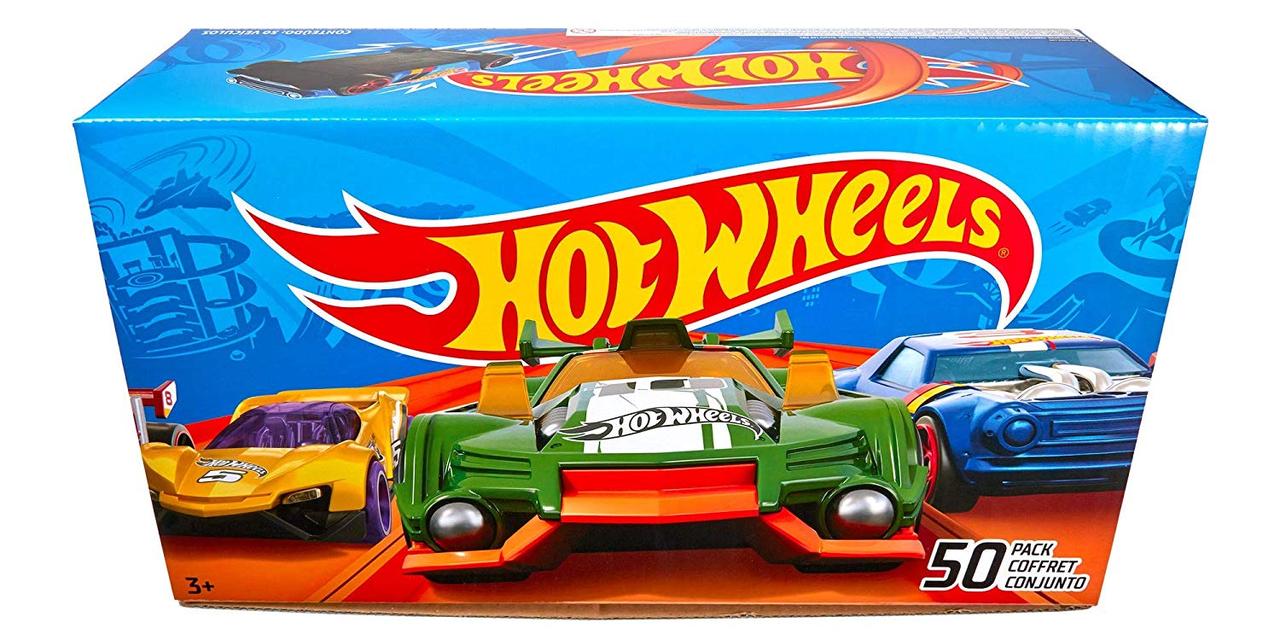 Подарунковий набір Mattel Hot Wheels 50 машинок Оригінал