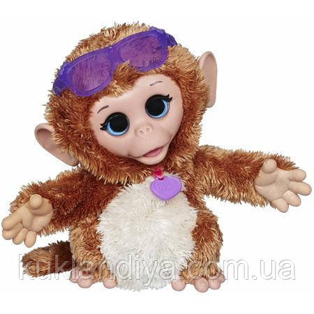 Интерактивная обезьянка FurReal Friends Baby Cuddles My Giggly Monkey ...