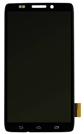 Дисплейний модуль Motorola XT1080 Droid Ultra в рамці чорний, фото 2