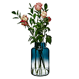 Ваза кришталева Magnolia Blue 32 см Nude Glass, фото 4