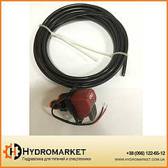 Кнопка пневматичного управління Bezares 1-секційна + трубка D-6мм L