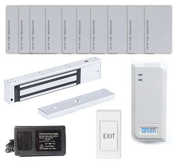 Комплект електромагнітний замок+контролер на двері