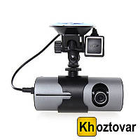 Практичный видеорегистратор с двумя камерами Car DVR R300