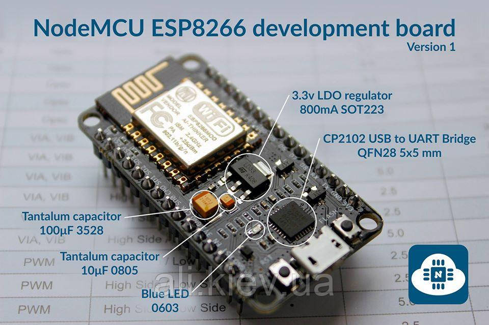 Мікроконтролер ESP8266 CH340, плата розробника Arduino, Wi-Fi