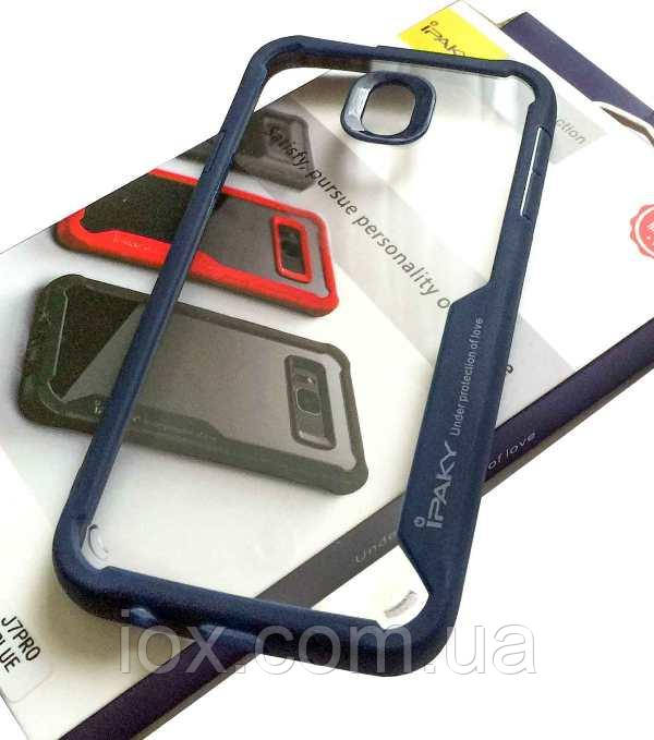 Чохол бампер iPaky Premium з прозорою накладкою для Samsung Galaxy J730 2017, фото 1