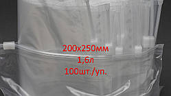 Пакет із застібкою Zip-Slider 200*250 мм