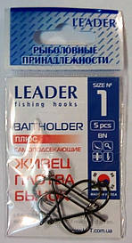 Гачки Leader, FANATIK, Metsui, White Shark, Flying Fish в упаковка 9 шт, BAITHOLDER (Плюс), 6