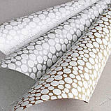 Рулонні штори Шовк Кульки золотий, фото 3