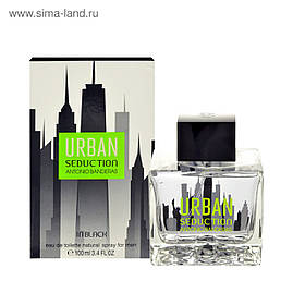 Antonio Banderas Urban Seduction in Black, чоловіча туалетна вода 100 мл