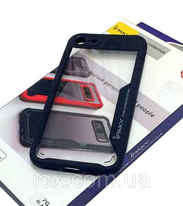Чохол-бампер iPaky Premium з прозорою накладкою для iPhone 7 і iPhone 8(4.7")