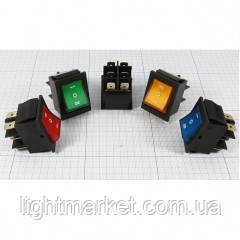 Перемикач широкий 3 положення 6 pin з