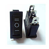 Кнопка перемикач вузька 3 положення 3 pin, фото 2