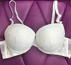 Бюстгальтер push-up мереживний В чашка, фото 3