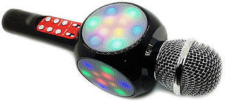 WSTER WS-1816 бездротовий караоке-мікрофон зі світломузкою. Дитячий мікрофон.