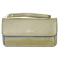 Женский кошелек BAELLERRY Woman Long Wallet клатч с ремешком Зеленый (SUN2844)